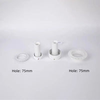 Spot LED Encastrable Sans Cadre Noir ou Blanc, 5 à 12 W, Ø 55 ou 75 mm