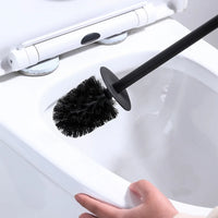 Brosse WC Ronde Inox avec Support, 7 Coloris