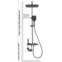 Colonne de Douche Piano Lumineux avec Mitigeur Baignoire