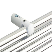 Supports de Sèche-Serviette Blancs, Lot de 3, Réglables 75 à 95 mm