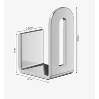 Range-Couvercle Mural Inox 304 Adhésif, 2 à 6 Supports, 3 Finitions