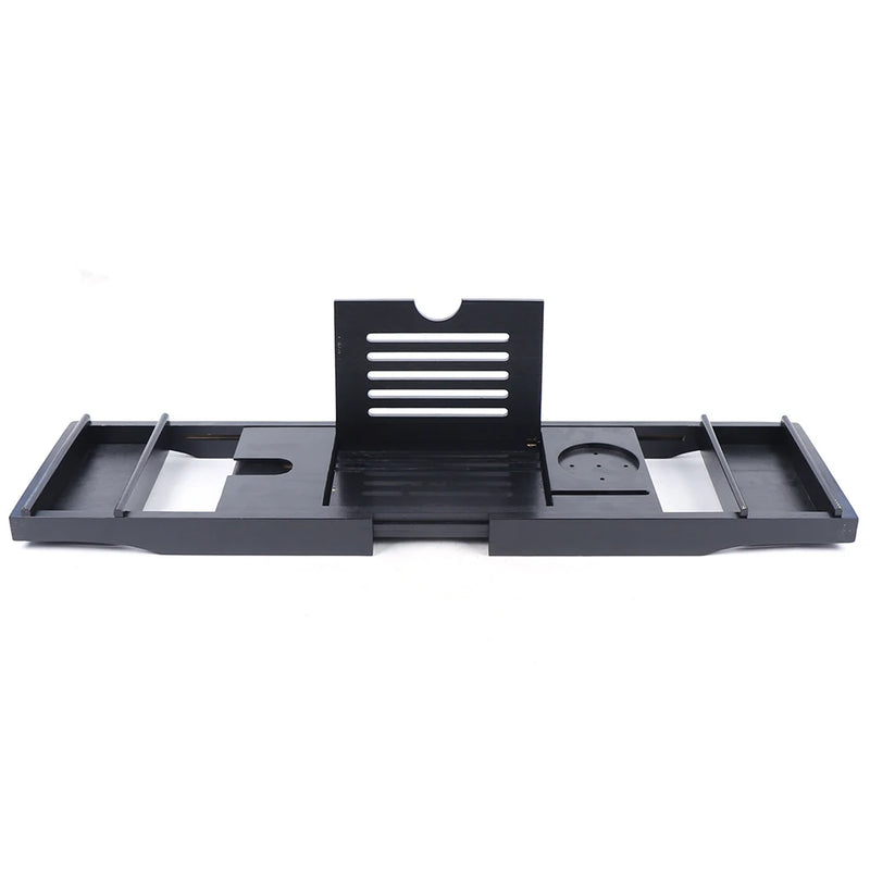 Pont de Baignoire Bambou Noir Extensible 75 à 110 cm