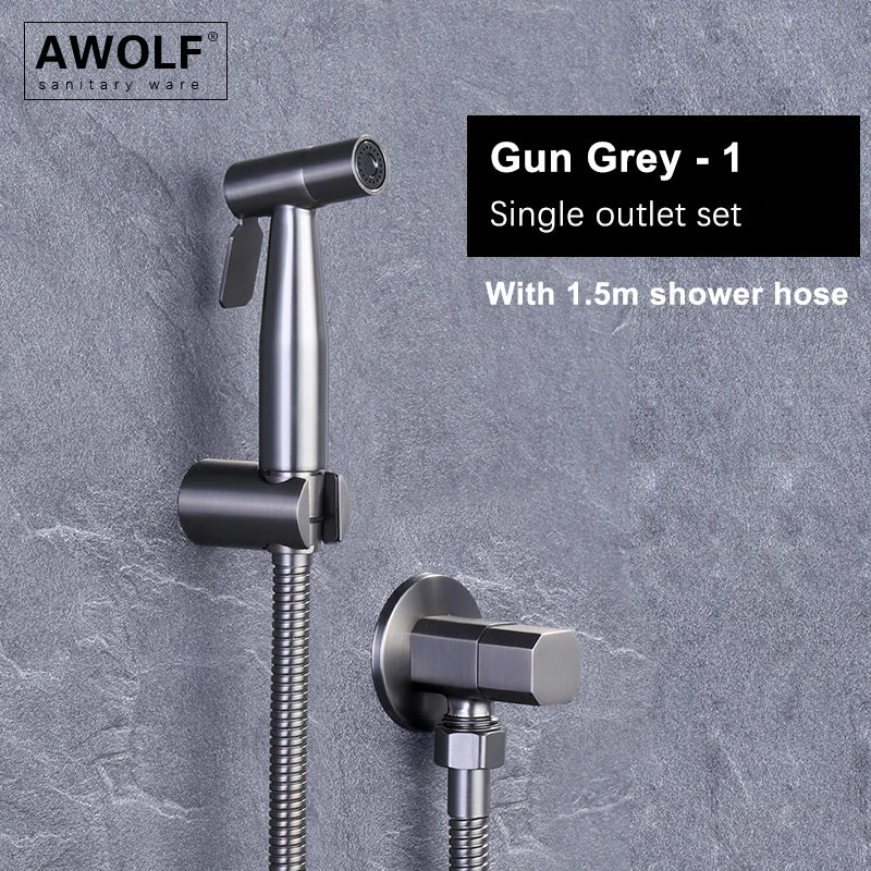 Douchette WC Shattaf Inox et Laiton Multi-Finitions