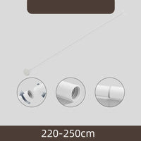 Barre de Douche Télescopique Inox, Noir ou Blanc, 70 à 280 cm