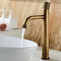 Mitigeur Lavabo Bronze Antique à Poser Laiton