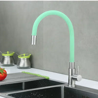 Robinet de Cuisine Flexible Eau Froide en Silicone, Pivotant 360°, 3 Coloris