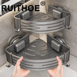 Étagère de Douche d'Angle à Ventouse Grise 1 ou 2 Pièces
