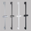 Barre de Douche Coulissante Murale Inox Noir Chromé Blanc Gris