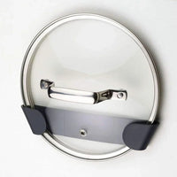 Range-Couvercle Casserole Adhésif pour Porte de Placard Gris, 1 à 4 Pièces