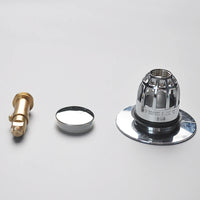 Bonde Lavabo Clic-Clac Universelle avec Panier Anti-Cheveux, 62 mm