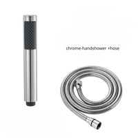 Pommeau de Douche Cylindrique Inox, 9 Finitions, Seul ou avec Flexible