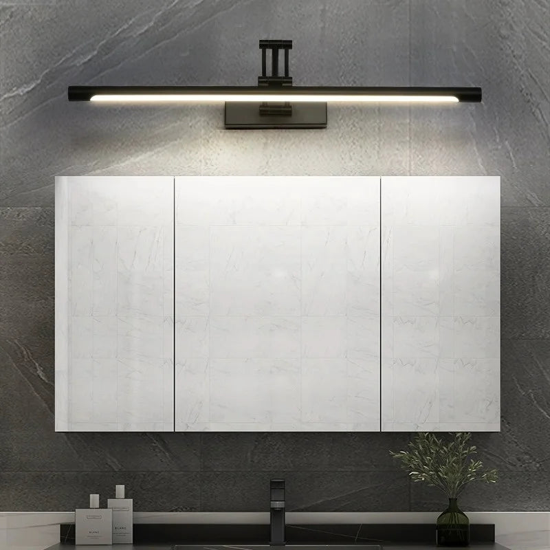 Applique LED Salle de Bain Angle Réglable Noir Blanc