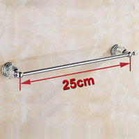 Porte-Serviette Mural Inox Chromé Longueur Réglable