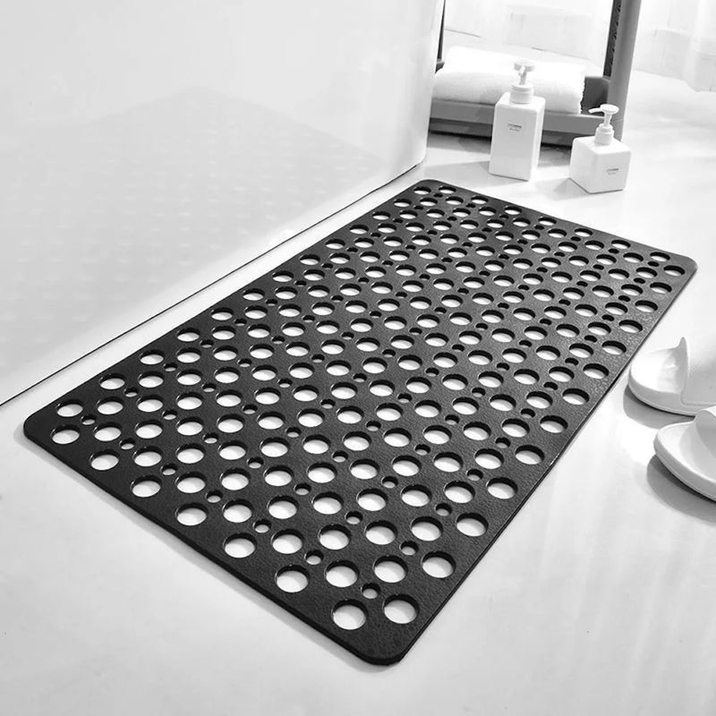 Tapis de Douche Antidérapant à Ventouses Drainant 43 x 75 cm