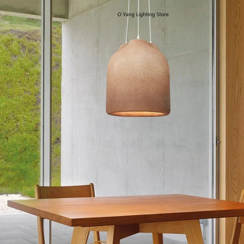 Suspension Cuisine Wabi-Sabi Texturée Ø 46 cm, Anthracite ou Terracotta