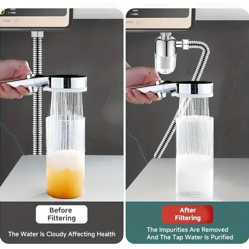 Filtre à Eau Laiton Chromé 40 Microns, 1 ou 2 Filtres, Chauffe-Eau et Douche