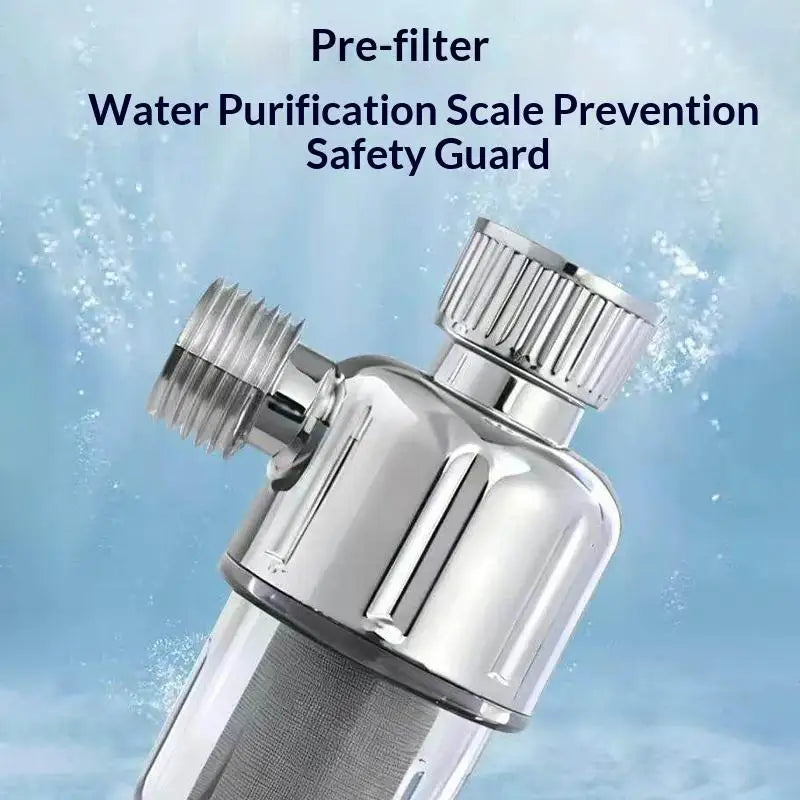 Filtre à Sédiments Réutilisable Maille Inox G1/2 pour Chauffe-Eau, Lave-Linge et Douche