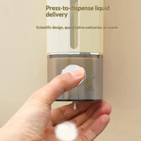 Distributeur de Savon Mural Sans Perçage Fenêtre Transparente