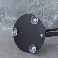 Porte-Papier Toilette sur Pied Noir, avec Réserve ou Porte-Brosse