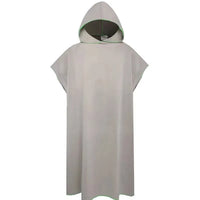 Peignoir Poncho de Bain Adulte à Capuche, Microfibre Séchage Rapide