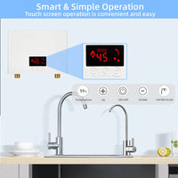 Chauffe-Eau Instantané Mural 3 000 W ou 5 500 W avec Télécommande