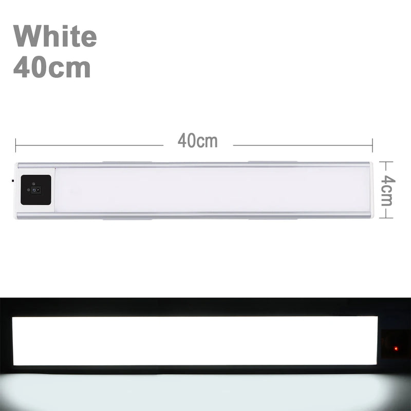 Réglette LED Sous Meuble Rechargeable, Capteur de Geste, 20 ou 40 cm