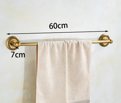 Accessoires Salle de Bain Laiton Antique Brossé à la Pièce, 20 Articles