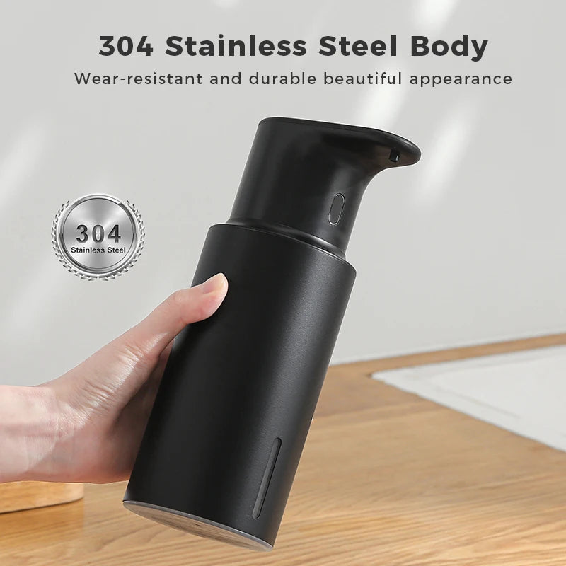 Distributeur de Savon Automatique à Capteur 480 ml, Inox 304