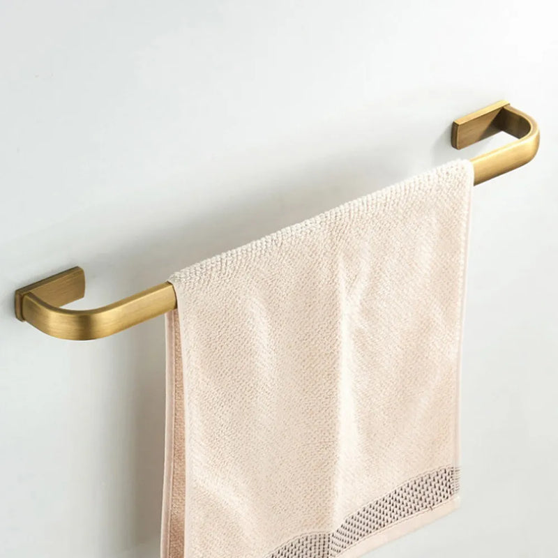 Accessoires Salle de Bain Laiton Vieilli à la Pièce, 5 Articles