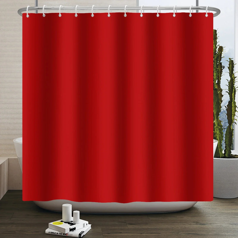 Rideau de Douche Ombré Uni ou Dégradé en Polyester, 48 Coloris, 5 Dimensions