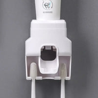 Distributeur de Dentifrice Automatique Mural Sans Perçage, Rose, Blanc ou Bleu