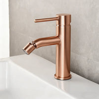 Mitigeur Bidet Monotrou en Laiton à Jet Orientable, 4 Finitions