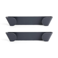 Range-Couvercle Mural Adhésif Sans Perçage Gris, Pièce Unique ou Paire