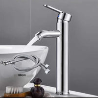 Mitigeur Lavabo Inox, 3 Finitions, Modèle Bas ou Haut
