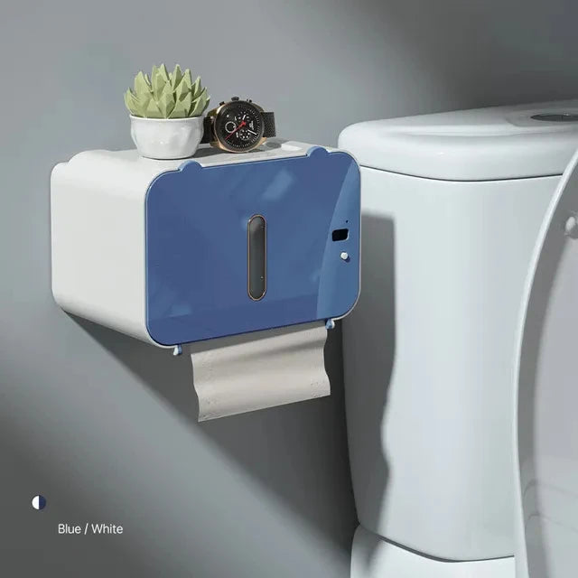 Porte-Papier Toilette Automatique à Induction Mural