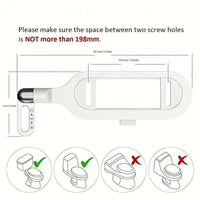 Bidet WC Non Électrique à Levier Double Buse Autonettoyant Blanc