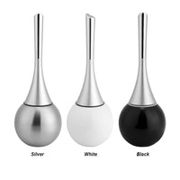 Brosse WC Boule Design Base Inox avec Poignée ABS, 3 Finitions