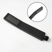 Pommeau de Douche Laiton Noir Mat, Douchettes et Supports à la Pièce