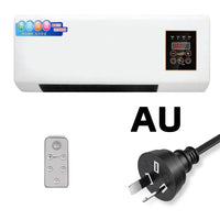 Radiateur Salle de Bain Mural Soufflant 2 en 1 Chaud et Frais, Télécommande