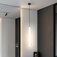 Suspension Cuisine Cylindrique Blanche LED 40 cm