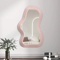 Miroir Mural Design Forme Organique Irrégulière 40 x 25 cm