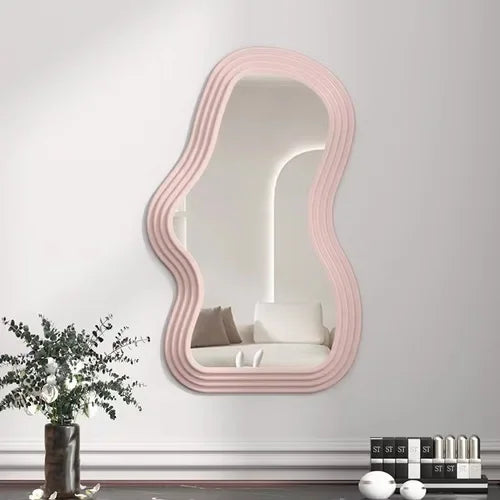 Miroir Mural Design Forme Organique Irrégulière 40 x 25 cm