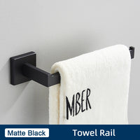 Ensemble Accessoires Salle de Bain Inox 4 Pièces