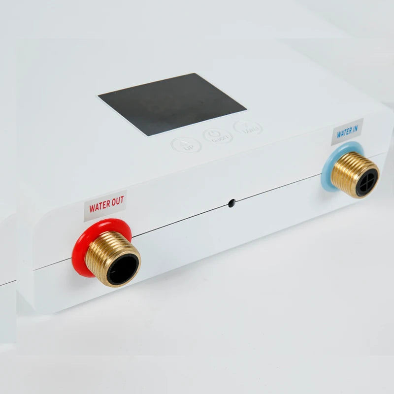 Chauffe-Eau Instantané Électrique Mural avec Télécommande, 3 000 ou 5 500 W