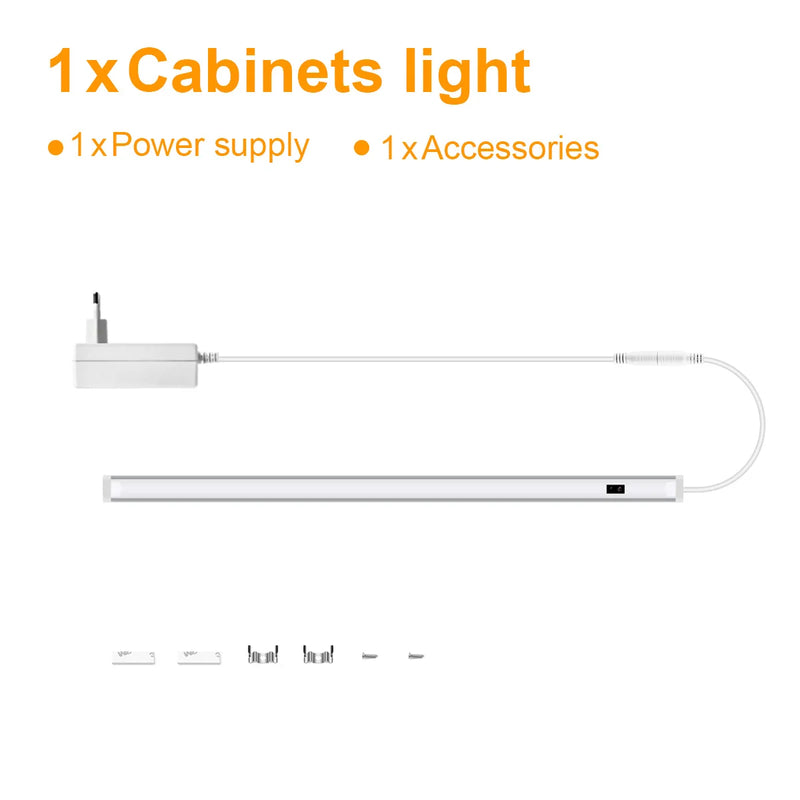 Réglette LED Sous Meuble Cuisine à Capteur de Geste, 30 à 50 cm