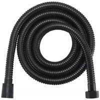 Flexible de Douche Renforcé Noir et Argenté 150-200 cm