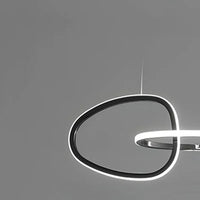 Suspension Cuisine LED Anneaux Entrelacés, 80 à 180 cm