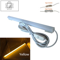 Réglette LED USB Sous Meuble Cuisine avec Interrupteur, 30 ou 50 cm