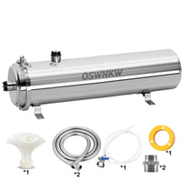 Filtre à Eau Ultrafiltration Inox Toute la Maison, 650 à 7600 L/h