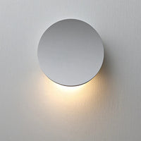 Applique Murale LED Disque ou Galet, Aluminium, Noire ou Blanche, 7 W